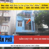 Bán nhà Mặt Tiền Lê Lư q.Tân Phú 169m², 3TẦNG - NGANG HƠN 6M